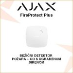 AJAX FireProtect Plus BEŽIČNI DETEKTOR POŽARA I UGLJIČNOG MONOKSIDA