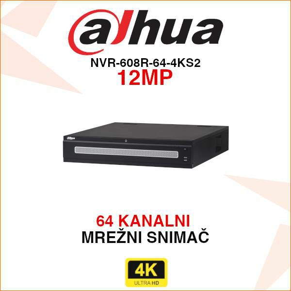 dahua-64-kanalni-12mp-mrezni-video-snima-nvr-608r-64-4ks2_1 DAHUA 64 KANALNI 12MP MREŽNI VIDEO SNIMAČ NVR-608R-64-4KS2 - Slika 1