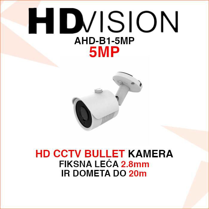hdvision-ahd-tvi-bullet-kamera-5mp-za-videonadzor-ahd-b1-5mp-ahd-b1-5mp_964 HDVISION AHD-TVI BULLET KAMERA 5MP ZA VIDEONADZOR AHD-B1-5MP - Slika 1