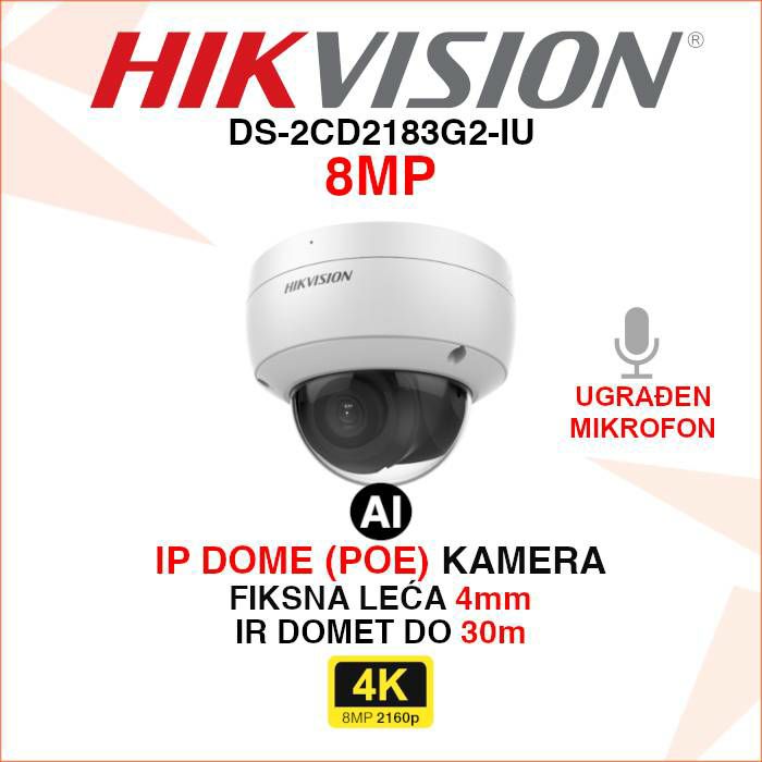 hikvision-4k-antivandal-acusense-ip-poe-kamera-ds-2cd2183g2-ds-2cd2183g2-iu_1 HIKVISION 4K ANTIVANDAL ACUSENSE IP POE KAMERA DS-2CD2183G2-IU - Slika 1