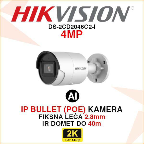 hikvision-ip-4mp-ir-acusense-kamera-28mm-ds-2cd2046g2-i_1 HIKVISION 4MP ACUSENSE IP BULLET POE NADZORNA KAMERA DS-2CD2046G2-I - Slika 1