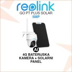 REOLINK GO PT PLUS 5MP BATERIJSKA 4G PT KAMERA + SOLARNI PANEL