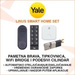 YALE LINUS SMART HOME SET - PAMETNA BRAVA, TIPKOVNICA I CILINDAR