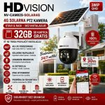 HDVISION 4G AI ROTACIJSKA KAMERA I SOLARNI PANEL NV-CAM02S-SOLAR4G