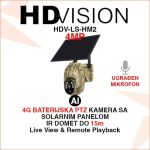 HDVISION 4G ROTACIJSKA KAMERA SA SOLARNIM PANELOM HDV-LS-HM2