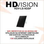 4G SOLARNI  RUTER SA PANELOM I PRIHVATOM 8 KAMERA HDV-LS-4GSP