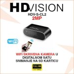 HDVISION WIFI SKRIVENA KAMERA U DIGITALNOM SATU HDV-S-CL2