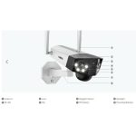 REOLINK DUO 2 B750 PANORAMSKA BATERIJSKA 4K WIFI KAMERA S 2 LEĆE - Slika 2