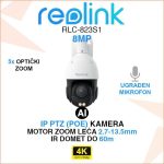 REOLINK RLC-823S1 4K PTZ KAMERA SA 5x OPTIČKIM ZOOMOM I AI FUNKCIJAMA